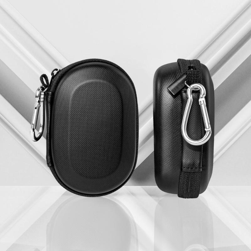 Durability Carrying Case For MX Anywhere3S Wireless Mouse Holder Box Featuring Soft Velvet Lining And Meshes Pocket