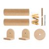 1Pc Wall Mounted Cat Scratching Post Wall Pet Furniture Wooden Sisal Rope Kitten Scratcher Tree Thicker Columns for Large Cats
