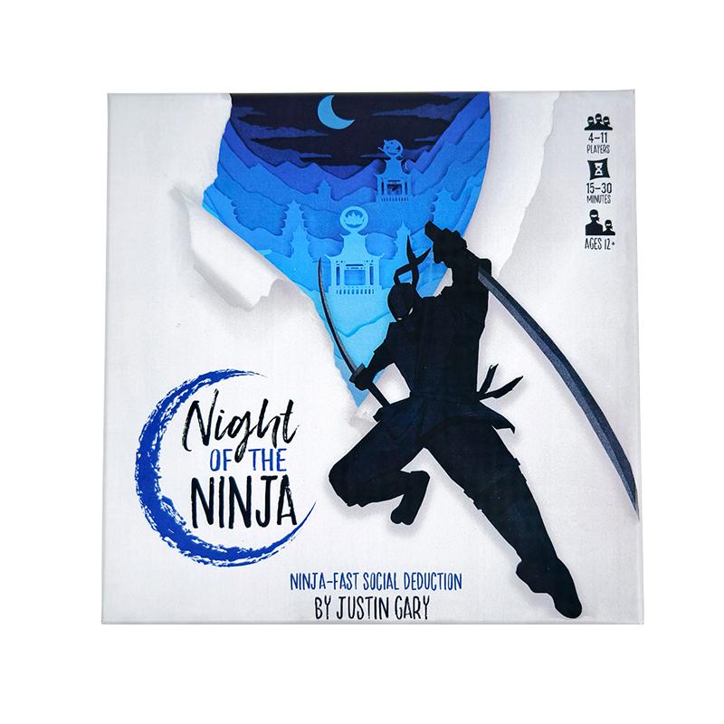 NIGHT OF THE NINJA Ultimate Party Game 4-11 Players Fast-Paced Social Deduction Become the Deadliest Ninja 15-30min