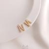 14K Gold Plated Zircon Alphabet Pendant for DIY Jewelry Accessories