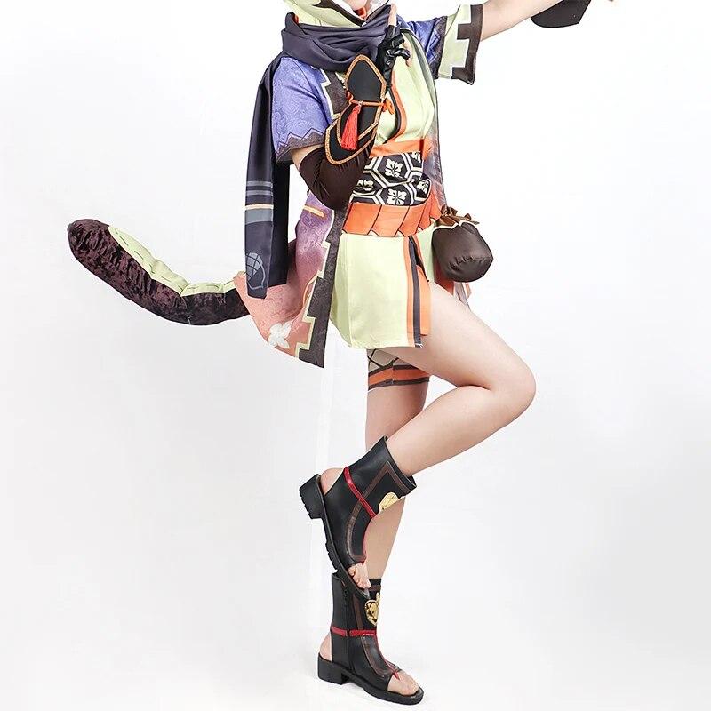 Game Genshin Impact Sayu Cosplay Costume Adult Carnival Uniform Wig Anime Halloween Party Costumes Masquerade Women Sexy Dress