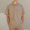 Fear of God Essentials FW21 Logo Polo Shirt 'Harvest' Men's FOG-FW21-004