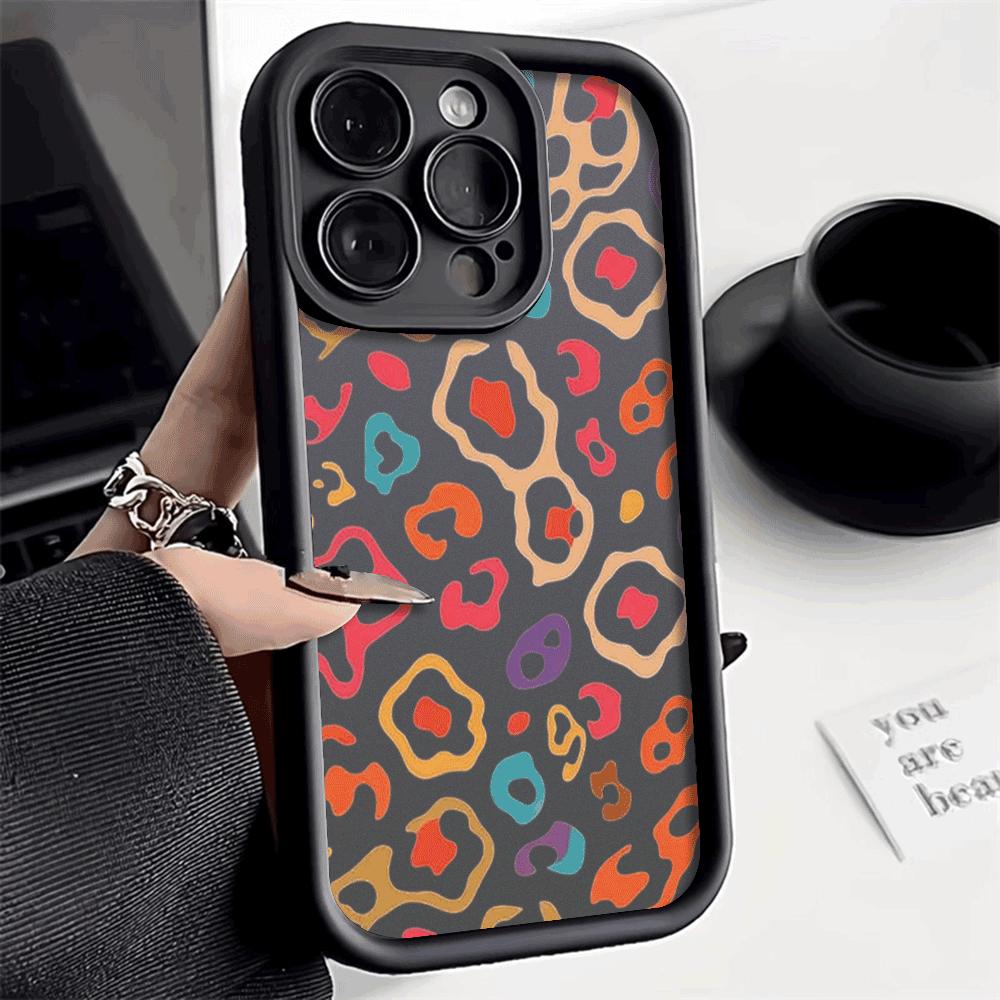 Fashionable Colorful Pattern Shockproof Phone Case for Xiaomi Redmi Note 14/13/12/11/10/ Pro/Plus Raised Camera Protection Cover