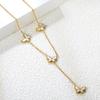 Summer Butterfly Collarbone Necklace Bracelet Jewelry Set Minimalist Dainty Women Accessories