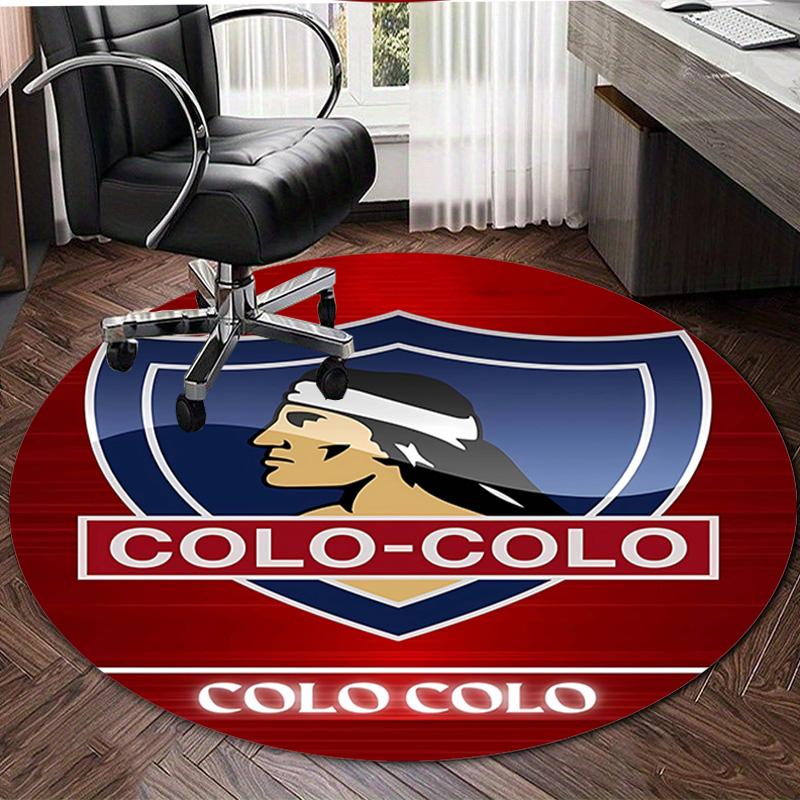 1 pezzo Squadra di Calcio (71) Tappeto Rotondo Stampato per Camera da Letto Soggiorno Decorazione per la Casa Tappeti Tappetino Tappetino Antiscivolo Tappeto per Comodino