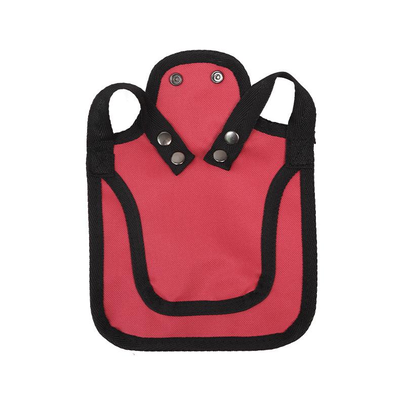 JUSTINLAU Adjustable Chicken Saddle Apron for Hen Rooster Feather Wing Protection Fixator, Outdoor Cold-Proof Poultry Protector красный