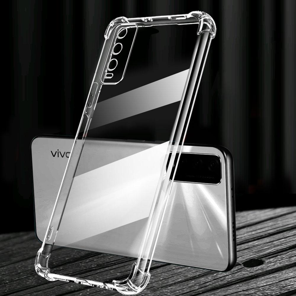 

Phone Case For Vivo Y20 Y20S G Case Clear Soft Silicone Airbag Shockproof Bumper For Vivo Y20A Y20G Y20T Y20i Back Cover Fundas Vivo Y20A