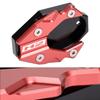MotHeartCNC Motorcycle Side Stand Enclosure for Z H2 2020-2024 Z H2 SE 2021-2024 Z H2 Se Part (Red)