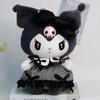 25cm Kuromi My Melody Lolita Gothic Plush Toy Cartoon Soft Filled Doll Plushie Pillow Room Decoration Children Birthday Gift