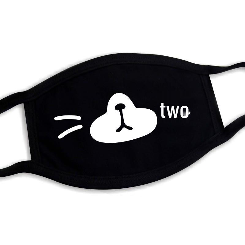 European-American Cute & Funny Halloween Printed Cotton Face Mask for Adults, Dustproof.