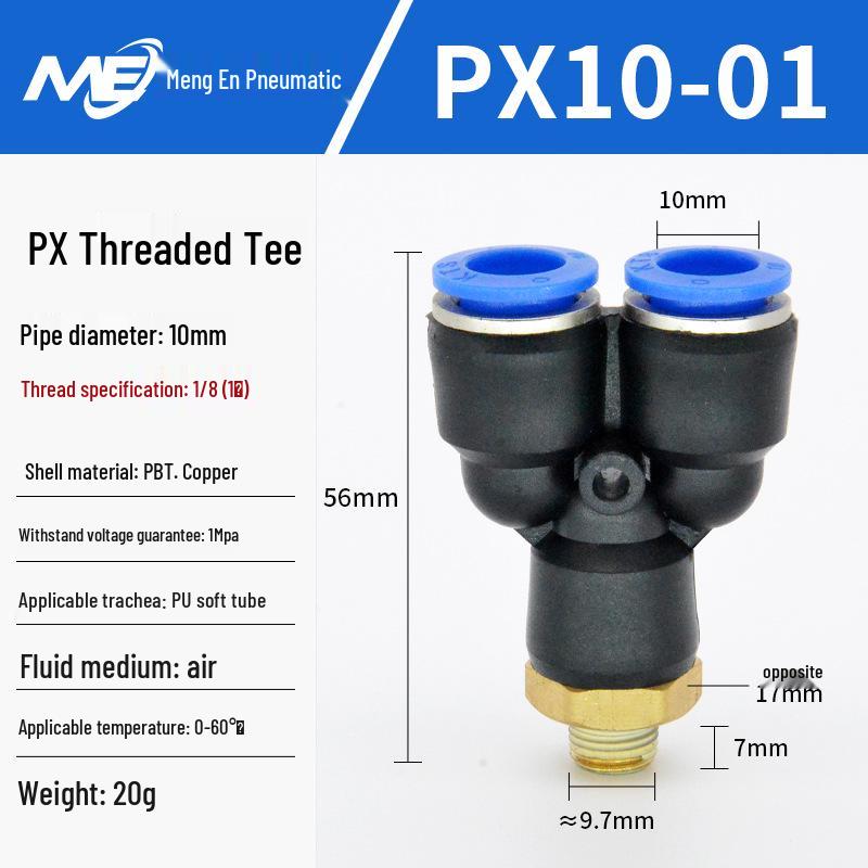 Copper Corrosion-Resistant Pneumatic Quick Connector Fitting for Air Compressors