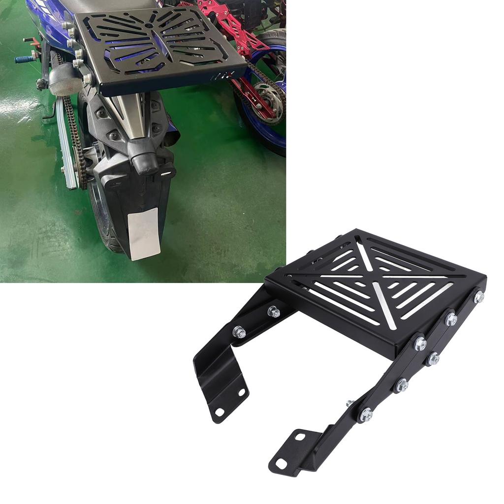 Motorcycle Trunk Mount Carbon Steel Convenient Storage Secure Support Tour Pack Mounting Luggage Rac