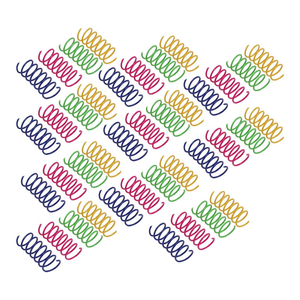 40 Stück Katzenfeder-Spielzeug Bissfest Interaktiv Bunte Federn Katzenspielzeug für Haustiere Katzen