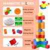 DIY Magnetic Cube Children's Toys Magnetic Modeling Building Toys for Toddlers Preschool Learning Sensory STEM Montessori Toys