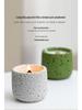 Luxury Cement Cup Aromatherapy Candle: Long-Lasting Fragrance and Elegant Ornament for a High-End Ambiance, Perfect Birthday Gift