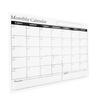 Peel and Stick Dry Erase Calendar PET Material Whiteboard Calendar Fridge Calendar  Wall Mount