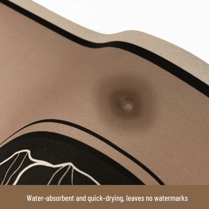 Sunflower Soft Diatomaceous Earth Bath Mat - Instant Water Absorption, Easy Clean, Non-Wash, Bathroom Floor Mat