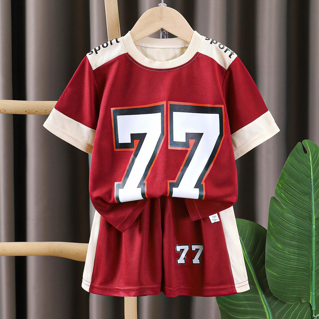 Childrens Summer Sports Set With Quickdry Polyester Fabric For Active Boys And Girls