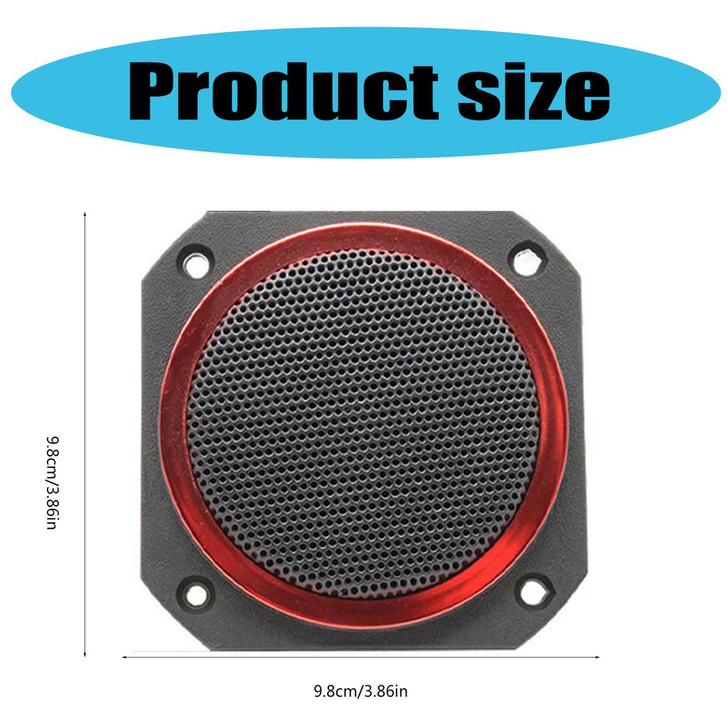High Efficiency 4Inch Square Tweeter Speakers Featuring Durability Plastic Construction Tweeter for Music Movie and Game