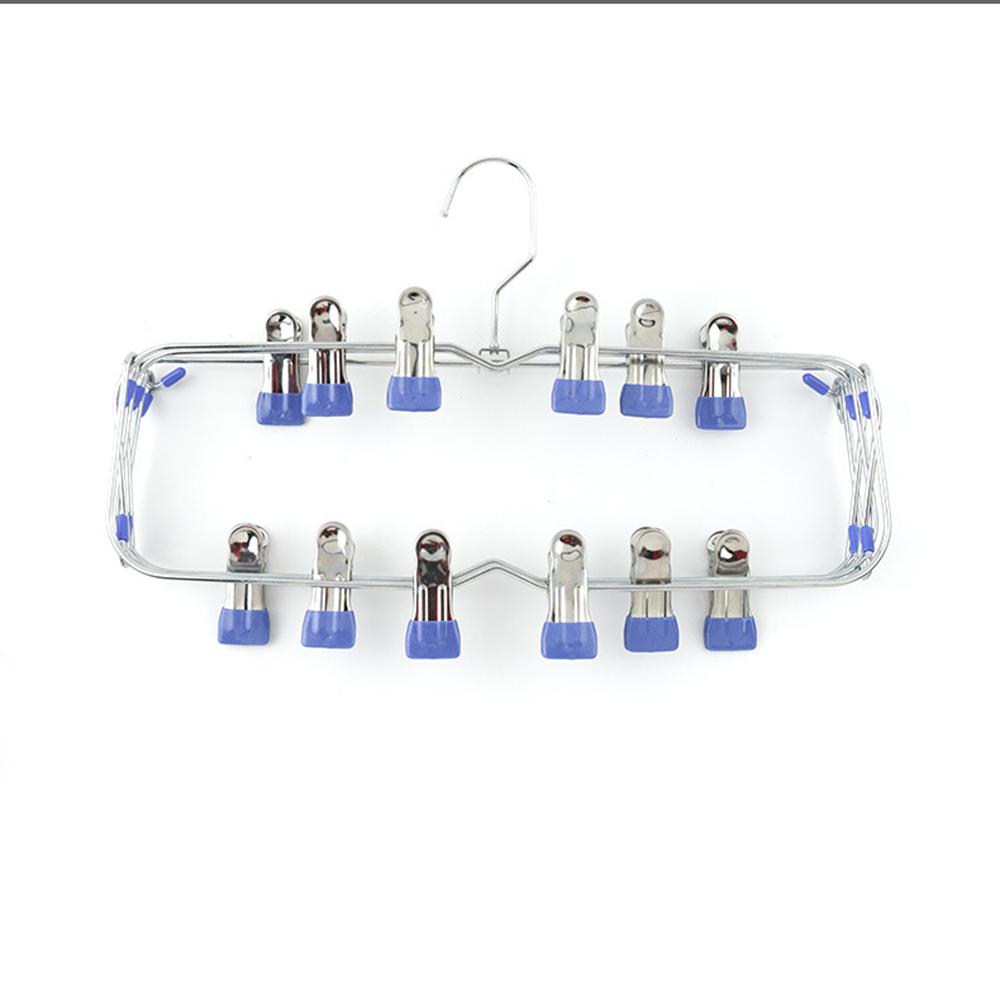 Multi Functional Folding Multi-Layer Pants Rack, Pants Hanger, Household Anti Slip And Seamless Wardrobe Storage Tool