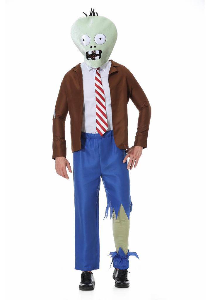 2025 Zombie Cosplay Costume Plants vs. Zombies Halloween Stage Performance Set