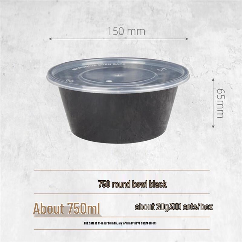 Disposable Round Food Containers with Lids