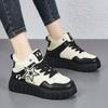 Women‘s Winter Chunky Platform Sneakers Anti-Slip Walking Shoes With Fur Lined Comfortable Lace-up Snow Boots for Women Outdoor Warm Short Booties