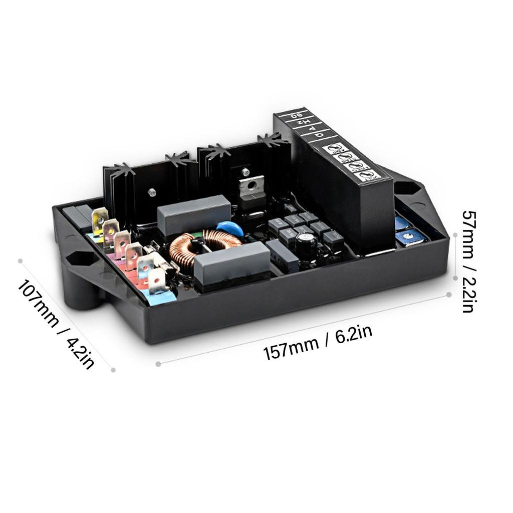 Generator Voltage Regulator 170-270V 15W ABS Automatic Voltage Controller with     for MJB Series Synchronous Generator 160-225 Frame
