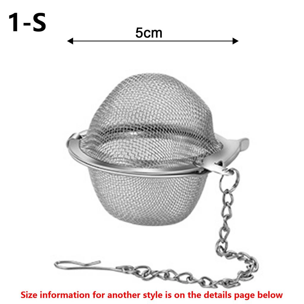Tea Infuser Versatile Seasoning Ball Durable Stainless Steel Tea Strainer Ball High-quality Rust-proof Tea Steeping Ball