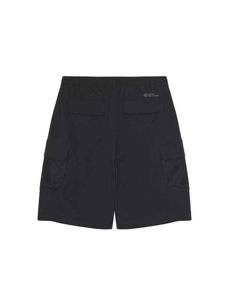 NORDISK Lnt Camping Mesh Pocket Bermuda Shorts - M_Black
