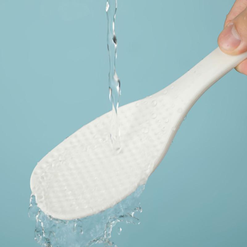 Rice Scoop Stand-Up Non-Stick Rice Spoon Plastic Rice Cooker Spoon Pp Rice Shovel Cooking Spoon Ladle Kitchen Utensils