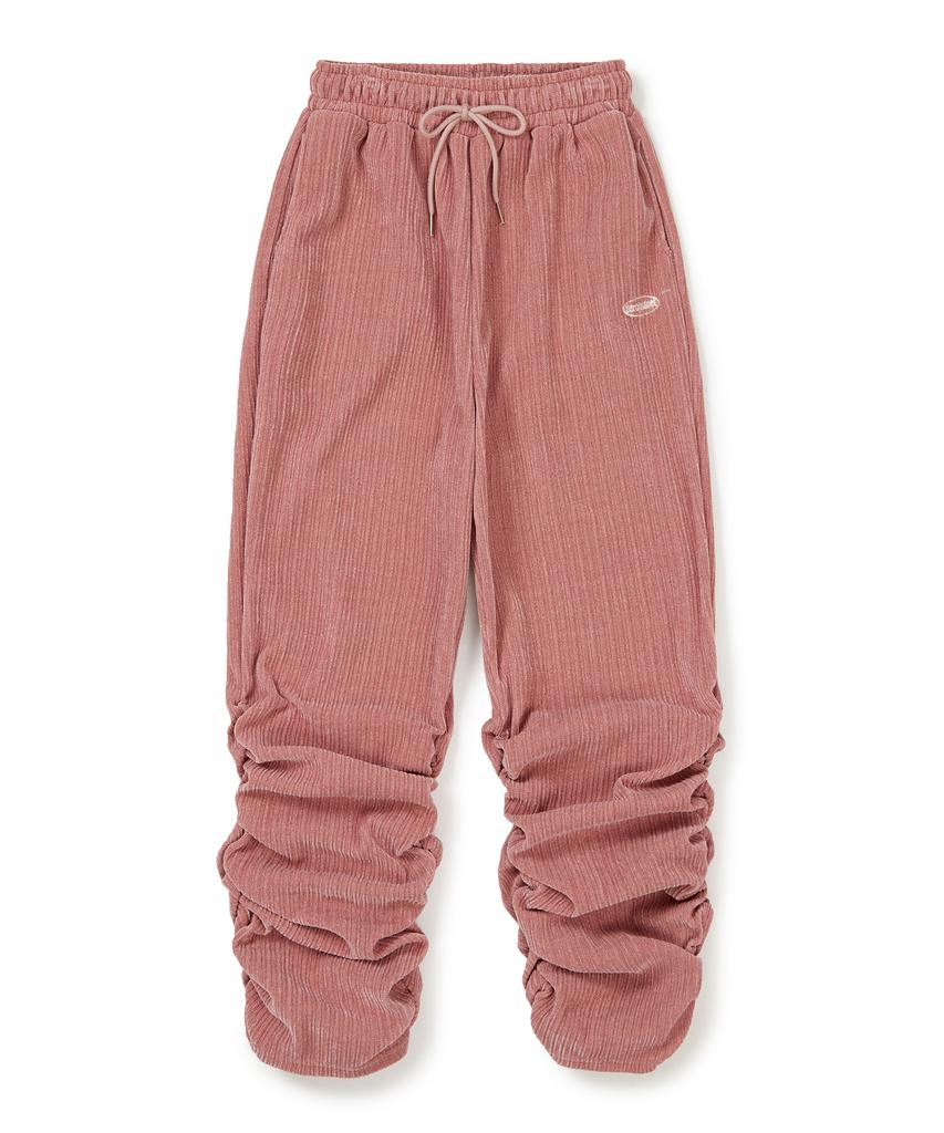 ZEROPLANET Shirred Wide Training Pants [Pink]