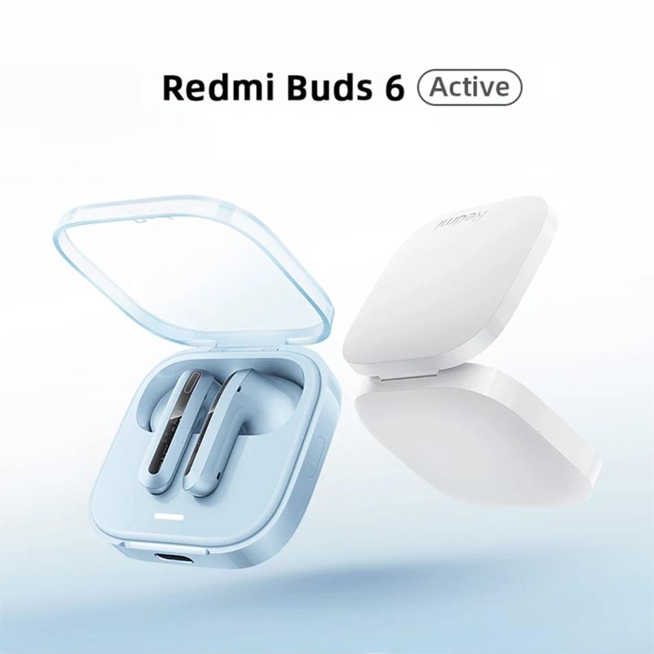 Xiaomi Redmi Buds 6 Active TWS ყურსასმენი Bluetooth უსადენო ყურსასმენი