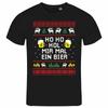 Deinshirt PrinT T Shirt Men's HO Get Me a Beer Fun with Motif Vintage Washed Graphic Casual Streetwear Top For Everyday Wear