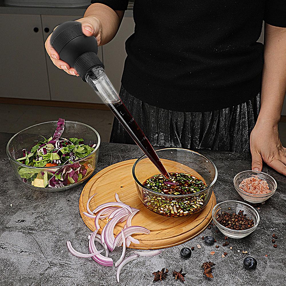 Cooking Kitchen Chicken Turkey Poultry BBQ Food Flavour Baster Syringe Tube Pump Cooking Chicken Turkey Poultry Meat BBQ Food