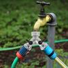 Hose Splitter 2 Way Brass Garden Hose Splitter with Washer & Tape Multifunctional Tube Diverter for Dishwasher Washing Machine