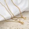 3 Piece Brass Charms 18K Real Gold Plated Capital Alphabet/ Letter Message " A-Z " Pendant Accessories DIY Personalized Jewelry