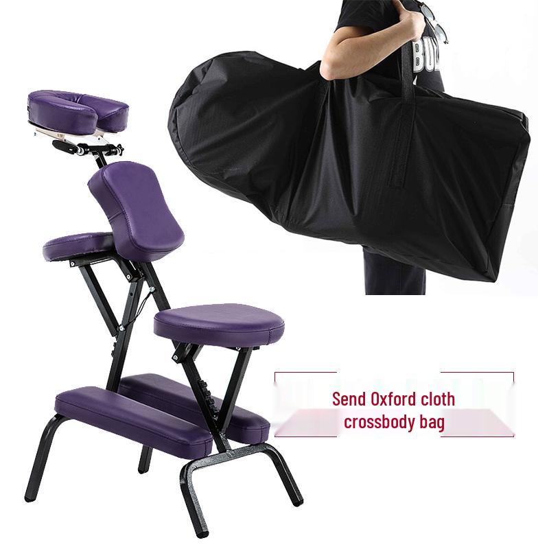 Portable Folding Tattoo and Massage Chair with Gua Sha Functionality