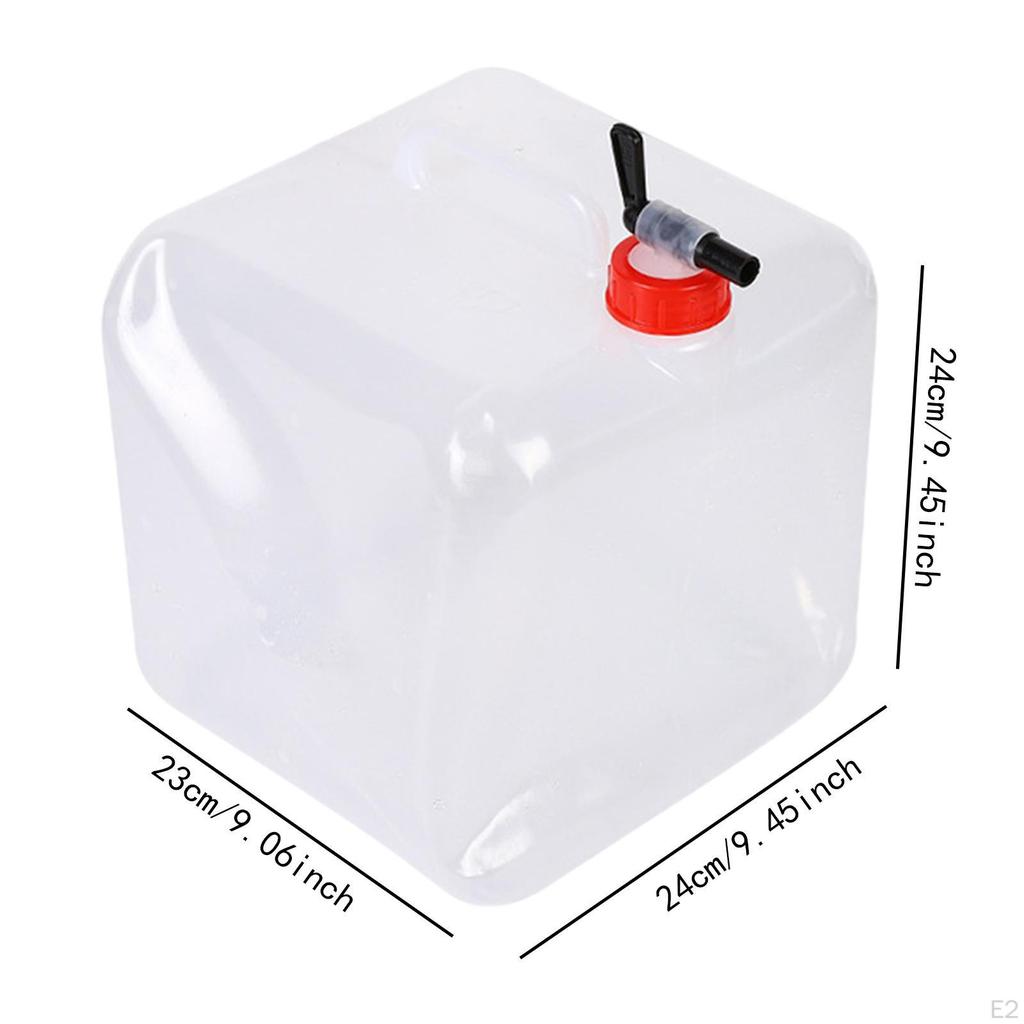 Emergency Water Jug Bag Camping Storage Carrier Bucket Foldable Portable for