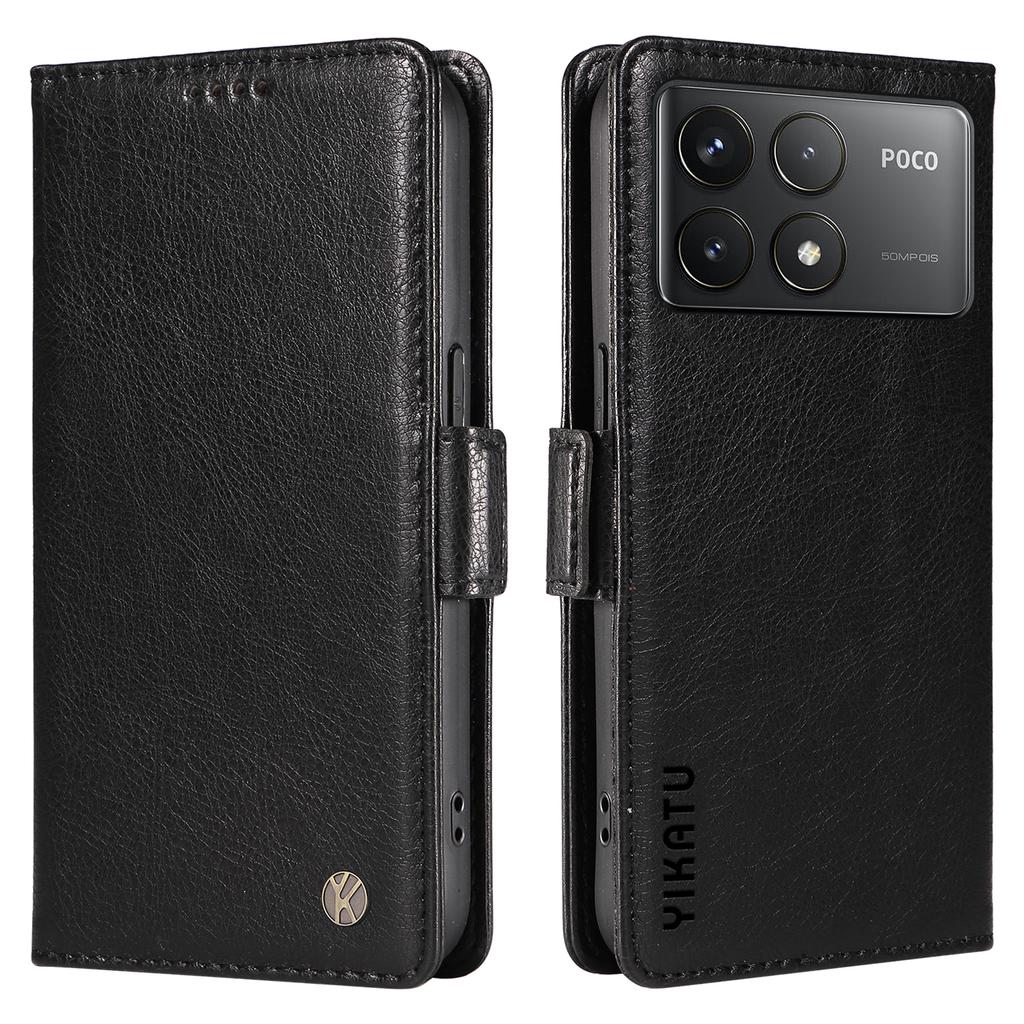 YIKATU YK-007 For Xiaomi Poco F6 Pro 5G/Redmi K70 5G/K70 Pro 5G Leather Case Phone Wallet Cover