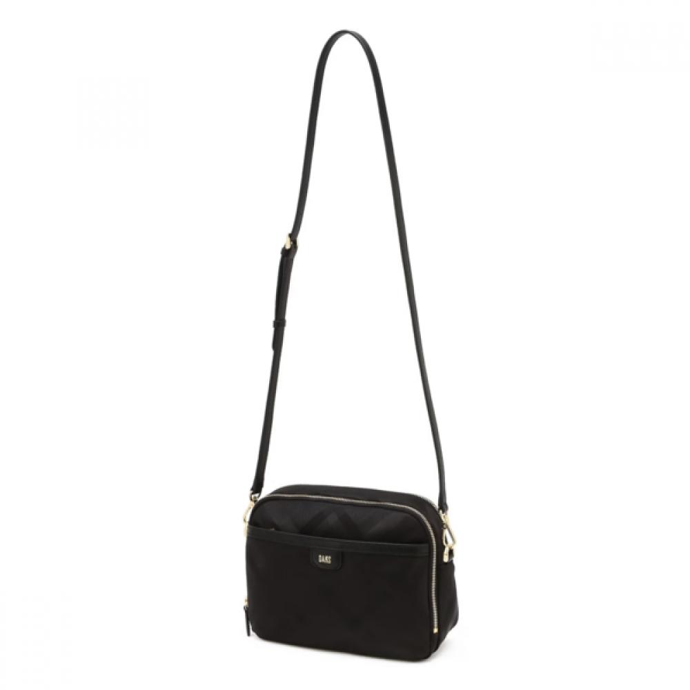 Daks Black Big Check Jacquard Crossbody Bag Dcba3e641