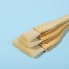 Wool Hake Brushes Long Handle Soft Goat Brush Goat Hair Brush for Watercolor Painting and Dyeing