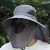 Outdoor Unisex Sommerhut UV-Schutz Atmungsaktiv Angelkappe Sonnenschutz Nackenschutz Radfahren und Klettern Hut Wasserdicht