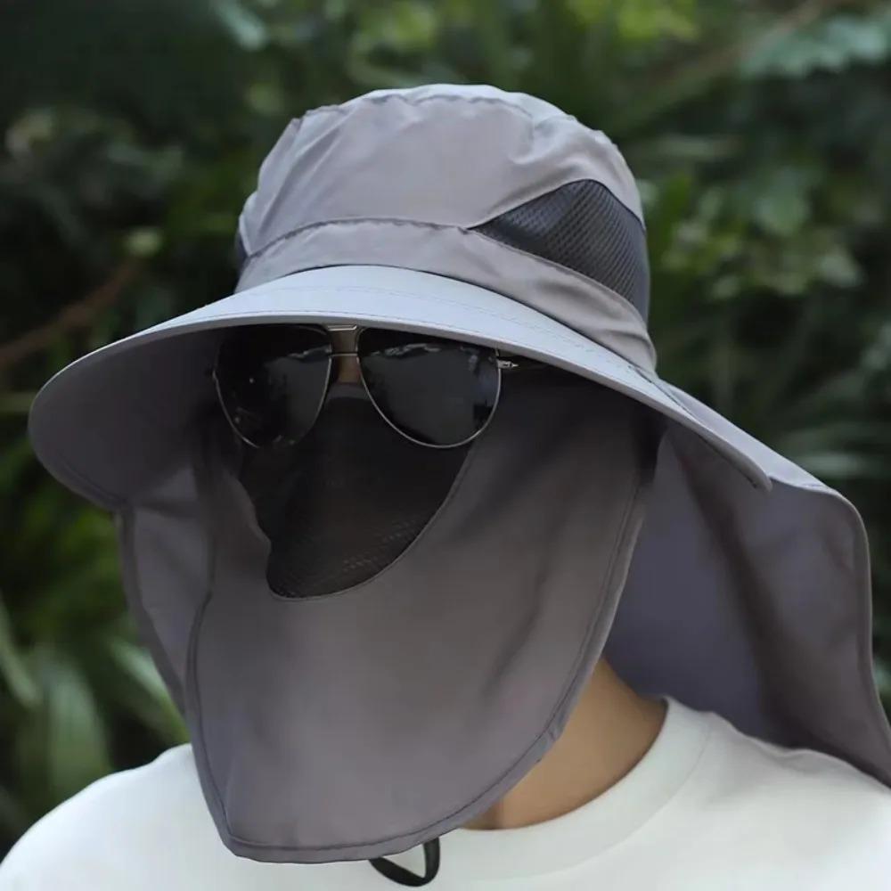 Outdoor Unisex Sommerhut UV-Schutz Atmungsaktiv Angelkappe Sonnenschutz Nackenschutz Radfahren und Klettern Hut Wasserdicht