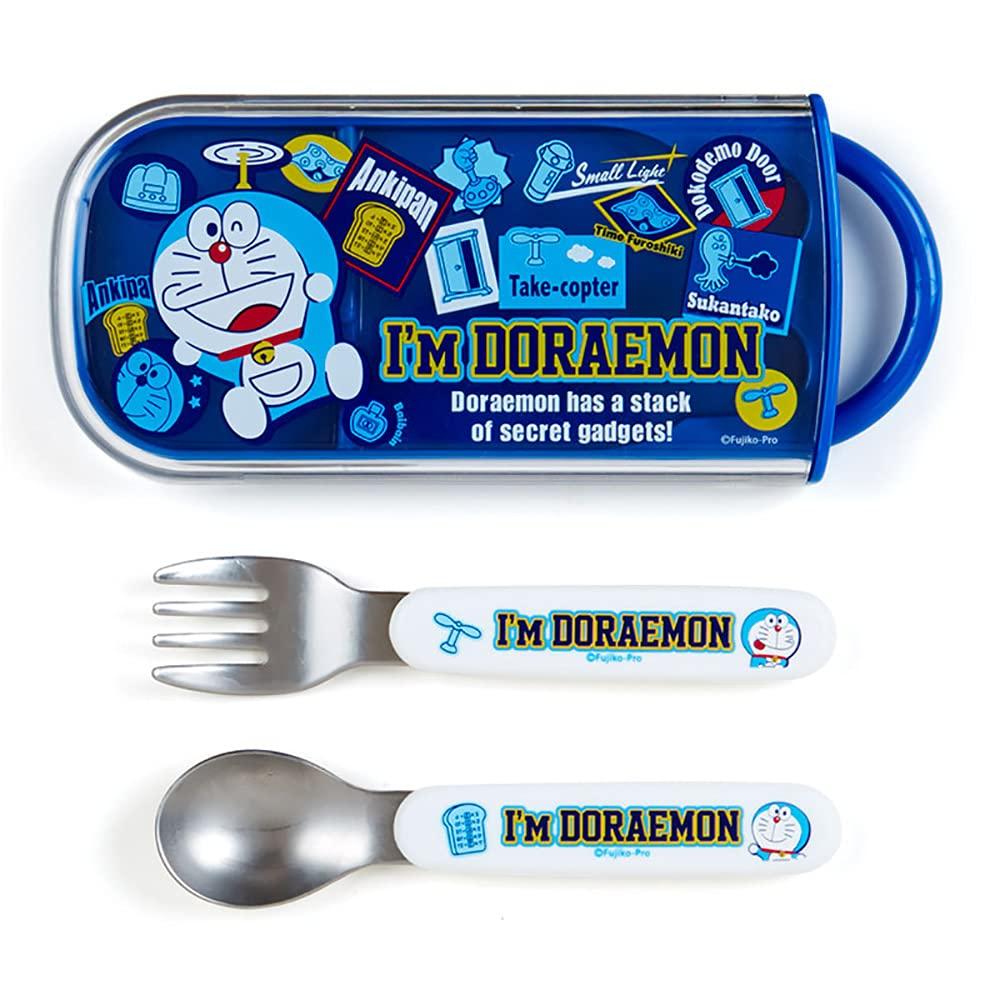 

Sanrio Sanrio Spoon Fork Set for with Dishwasher and Dryer Includes Name Made in Doraemon 878901 SANRIO (SANRIO) & Children, Case, Antibacterial,