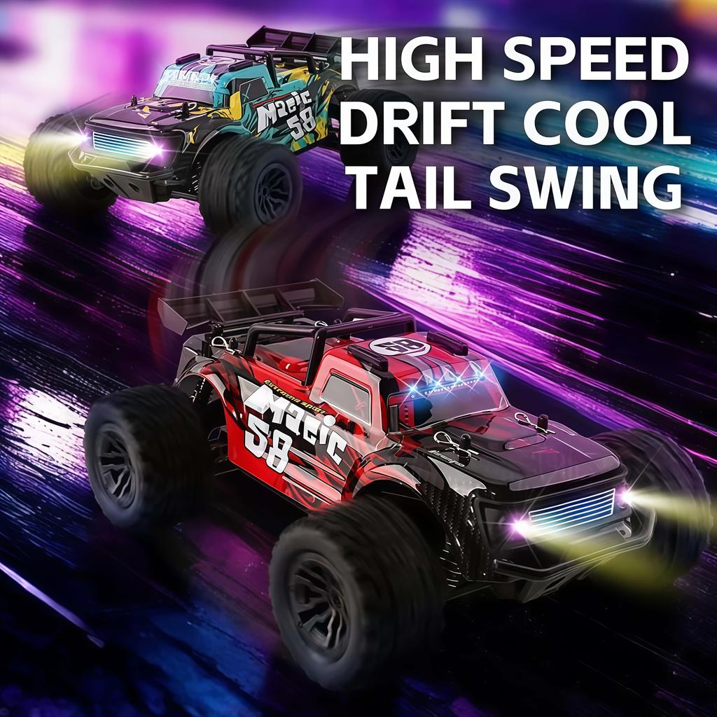 1:20 Scale 2.4GHz Remote Control Cool Stunt Car All-round Driving Lighting for Children's Off-road Racing Remote Control Car Boy's Gift