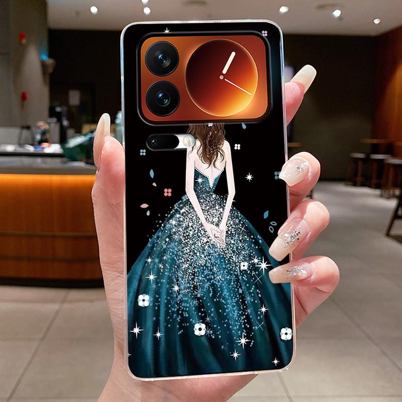 Casing For Xiaomi 17 Pro Max Mi 17 Pro Mi17 17Pro Phone Case Luxury Fashion Butterfly Flower Clear Soft TPU Silicone Back Cover