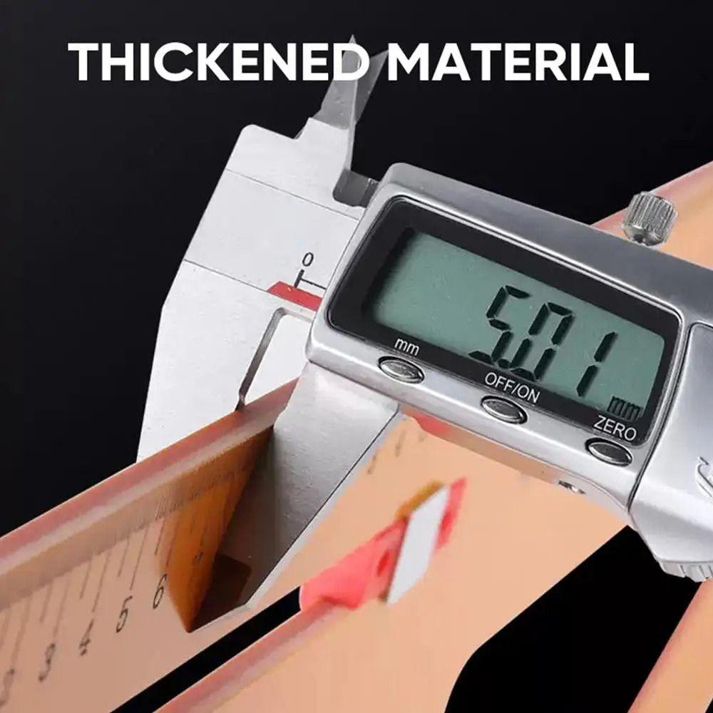 Right Angle 2-in-1 Triangle Ruler Protractor Scribing Ruler Hole Positioning