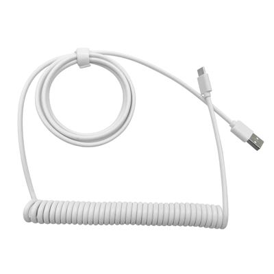 Type C Mechanical Keyboard Coiled Cable Wire USB Port Aviator Coiling Spring Cable Desktop Computer Gaming Keyboard Accessories