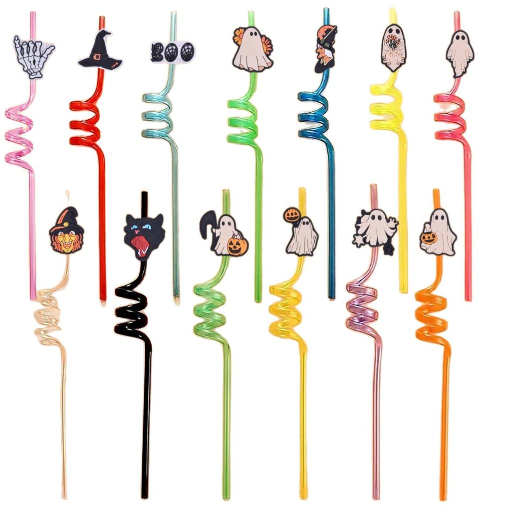 Halloween for Party Drinks Assorted Colors Reusable Fun